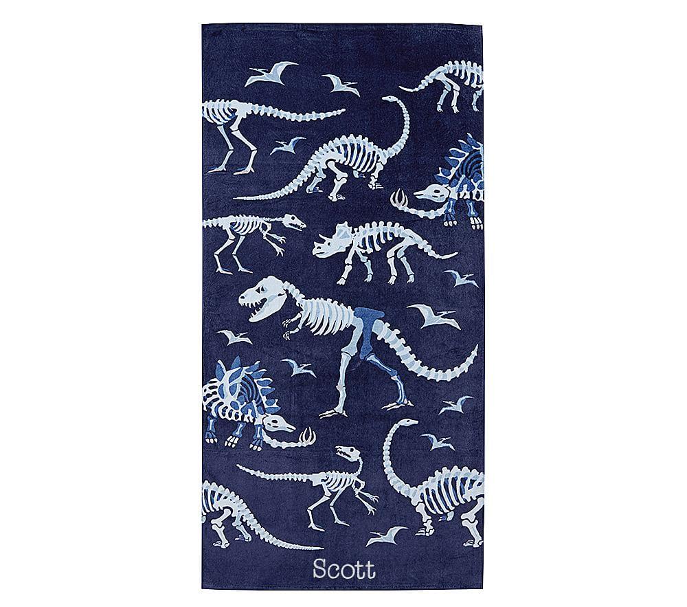 Dino Bones Beach Towel